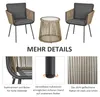 Outsunny 3-tlg. Rattan Gartenmöbel-Set, Sitzgarnitur mit 2 Produktbild-Vorschau 6