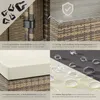 tectake® Aluminium Rattan Lounge wetterfest und Produktbild-Vorschau 4