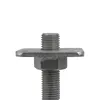 A close-up view of a metal post support with threaded components. Produktbild-Vorschau