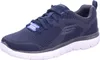 A single navy blue Skechers shoe is shown from a side angle against a white background. Produktbild-Vorschau