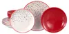 CreaTable, 24243, Joy Rot-bunt, Tellerset 12-tlg, Steinzeug Produktbild-Vorschau 1