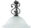 A close-up studio shot of a black and white pendant light. Produktbild-Vorschau
