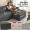 Modulares Sofa, Ecksofa mit Liege rechts, 244 cm breit, Produktbild-Vorschau 6