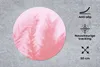 MuchoWow® Mauspad Mousepad Pflanzen - Blätter - Rosa 50x50 Produktbild-Vorschau 2