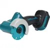 A cordless mini circular saw is shown against a white background. Produktbild-Vorschau