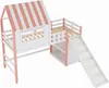 Letto per bambini Sweiko 90 x 200 cm Design a soppalco con Anteprima dell’immagine prodotto 8