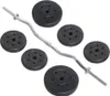 Yaheetech 25 kg SZ Curlset Langhantel-Set, Hantel-Set für Produktbild-Vorschau 3
