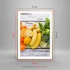 Gerahmtes Poster - Rahmen in heller Eiche - Essen Gemüse Produktbild-Vorschau 5