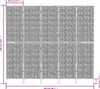 vidaXL Paraván 5 ks 205x180 cm vodní hyacint Náhled obrázku produktu 6