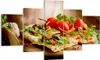 Bild auf Leinwand - Leinwandbild - Pizza Vegetarier Italien Produktbild-Vorschau 1