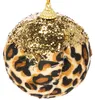 Weihnachtskugeln Kunststoff 8cm Glitzer und Leo Print 12er Produktbild-Vorschau 14