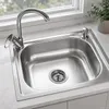 40 × 50 cm Einbauspüle Edelstahl Komplettset mit Armatur & Produktbild-Vorschau 1