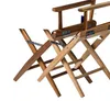 Regiestuhl Teak DeLuxe mit schwarzem Canvas Produktbild-Vorschau 3
