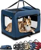 lionto Hundetransportbox faltbar, stabile Stoffbox mit Produktbild-Vorschau 1