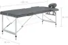 vidaXL Massagetisch mit 3 Zonen Aluminiumrahmen Anthrazit Produktbild-Vorschau 13