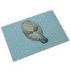 Mr. & Mrs. Panda Schneidebrett Seekuh Happy - Blau Pastell Produktbild-Vorschau 2