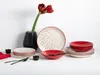 CreaTable, 24243, Joy Rot-bunt, Tellerset 12-tlg, Steinzeug Produktbild-Vorschau 2