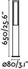 Faro 75605, Außensockel-/Pfostenbeleuchtung, Dunkles Grau, Produktbild-Vorschau 5