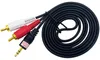 1,3m 3,5mm AUX Klinke auf 2x Cinch RCA Audio Kabel Stereo Produktbild-Vorschau 1