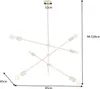 riess-ambiente Elegante Hängelampe VARIATION 128cm gold mit Produktbild-Vorschau 10