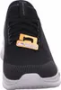 A close-up view of the front of a black Skechers shoe. Anteprima dell’immagine prodotto