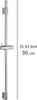 Barre de douche WENKO Classic Chrome 90 cm Salle de bain Voir les images du produit 4