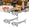 4PCS Portaposate Argento Portacucchiai in lega di zinco Anteprima dell’immagine prodotto 2