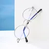 Lesebrille Edelstahl Bügel runde Gläser + 3.0 Produktbild-Vorschau 3