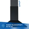 MPM MPM-60-OK-28 Maska kominowa naścienna 348 m³/h czarna Podgląd zdjęcia produktu 4