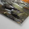 Bilder auf glas - Stream Herbst Forrest Berg - 70x70cm - Produktbild-Vorschau 5