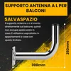 Extralink Supporto da balcone per antenna satellitare 300 Anteprima dell’immagine prodotto 7