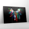 Bild auf Leinwand - Leinwandbild - Vogel Feder Farbe Produktbild-Vorschau 4
