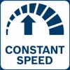 A graphic representing constant speed with an upward arrow and segmented arc, accompanied by text. Anteprima dell’immagine prodotto