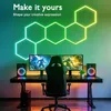 LED stropné svietidlo RGBW hexagon, včelí dizajn, 24 Náhľad obrázku produktu 4