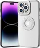 A clear product shot of a phone case with decorative elements. Produktbild-Vorschau