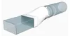 EUROPLAST Übergangsstück Adapter Ø100mm/55x110mm Flachkanal Produktbild-Vorschau 3