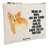 Mr. & Mrs. Panda Pouch Corgi Po Größe M - Weiß - Geschenk, Produktbild-Vorschau 3
