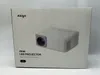 The image shows the packaging of a mini LED projector. Produktbild-Vorschau