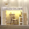 Letto a castello Flieks 90x200 cm con scrivania e scaffale, Anteprima dell’immagine prodotto 3