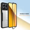 A product image showing a phone case with a built-in screen protector, with text highlighting its features. Anteprima dell’immagine prodotto