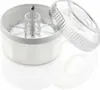 A white and clear appliance part with a lid to the side. Anteprima dell’immagine prodotto