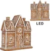 Clayre & Eef Maison en pain d'épices avec LED 21x8x20 cm Voir les images du produit 2