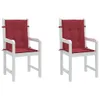 vidaXL Coussin pour chaise de jardin à dossier bas 2 pcs. Voir les images du produit 6