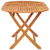 A wooden folding garden table. Náhled obrázku produktu