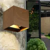 LED Wandleuchte, Up & Down, Holzoptik, wetterfest, L 10 cm Produktbild-Vorschau 6