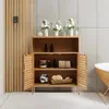 Szafka łazienkowa bambusowa 81x65x31cm Podgląd zdjęcia produktu 6