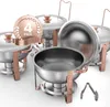 Zestaw do podgrzewania potraw w bufecie stal nierdzewna 4,7 Podgląd zdjęcia produktu 1