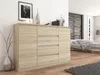 Komoda 160 cm zásuvky dveře skříňka FRAMIRE R-160-S4 sonoma Náhled obrázku produktu 9