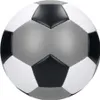Premium Fußball - Größe 5, Weiß-Schwarz-Grau, 3-lagig mit Produktbild-Vorschau 1