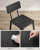A collage showing a black bar stool and close-ups demonstrating its features. Produktbild-Vorschau